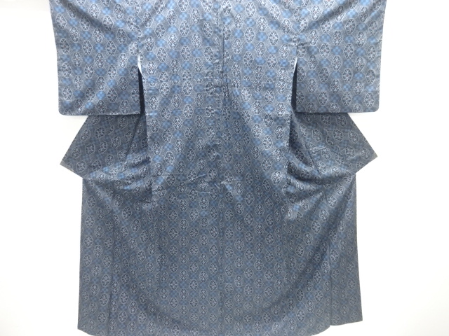 華紋模様織り出し西陣伝承紬着物アンサンブル